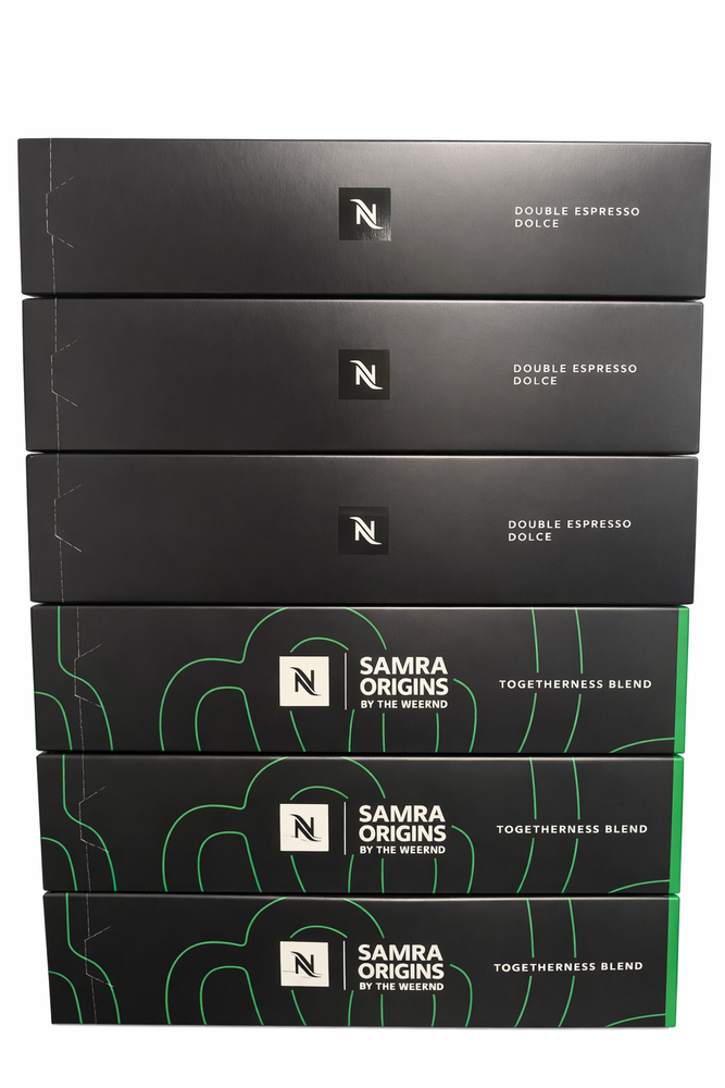 NESPRESSO Vertuo Samra Origin Togetherness & Dolce 6 sleeves Variety New