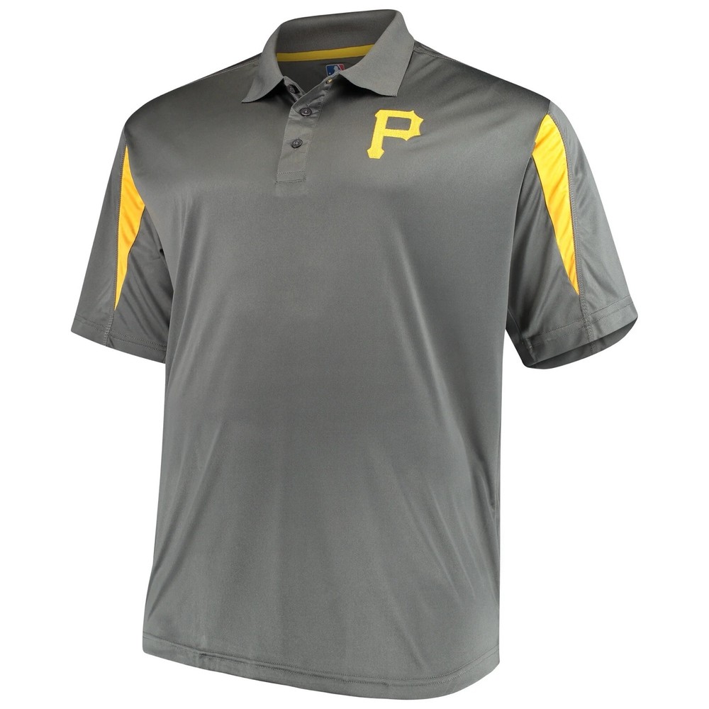 MLB Majestic Pittsburgh Pirates Polo Collared Shirt 3XL/XXXL NWT
