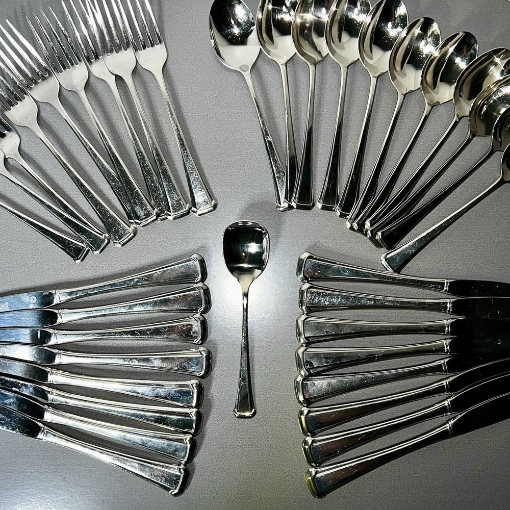 Oneida Maestro St Leger Aberdeen Stainless Steel Flatware Set SSS USA