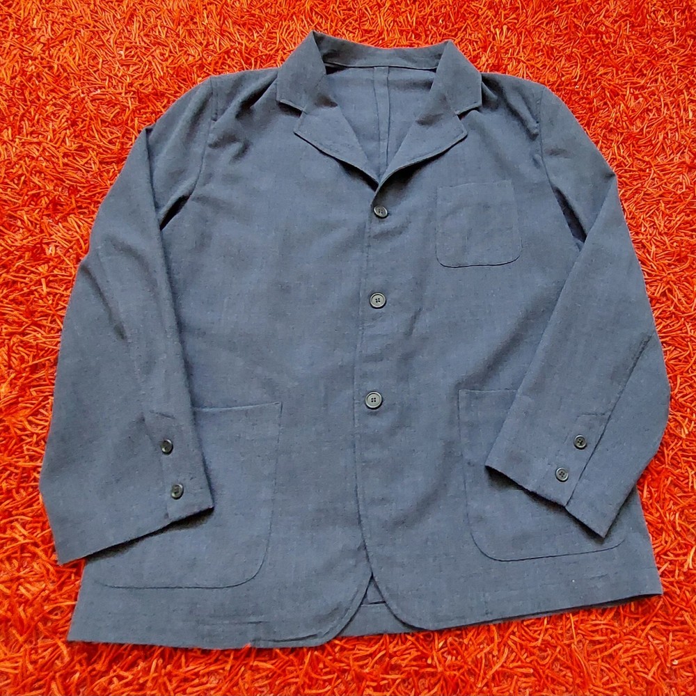 BURBERRY London Blazer Navy Blue Windbreaker Jacket Size L