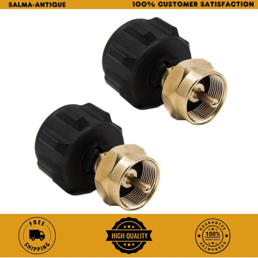 Propane Adapter for Refilling 1 lbs. Propane Tanks (2-Pack)