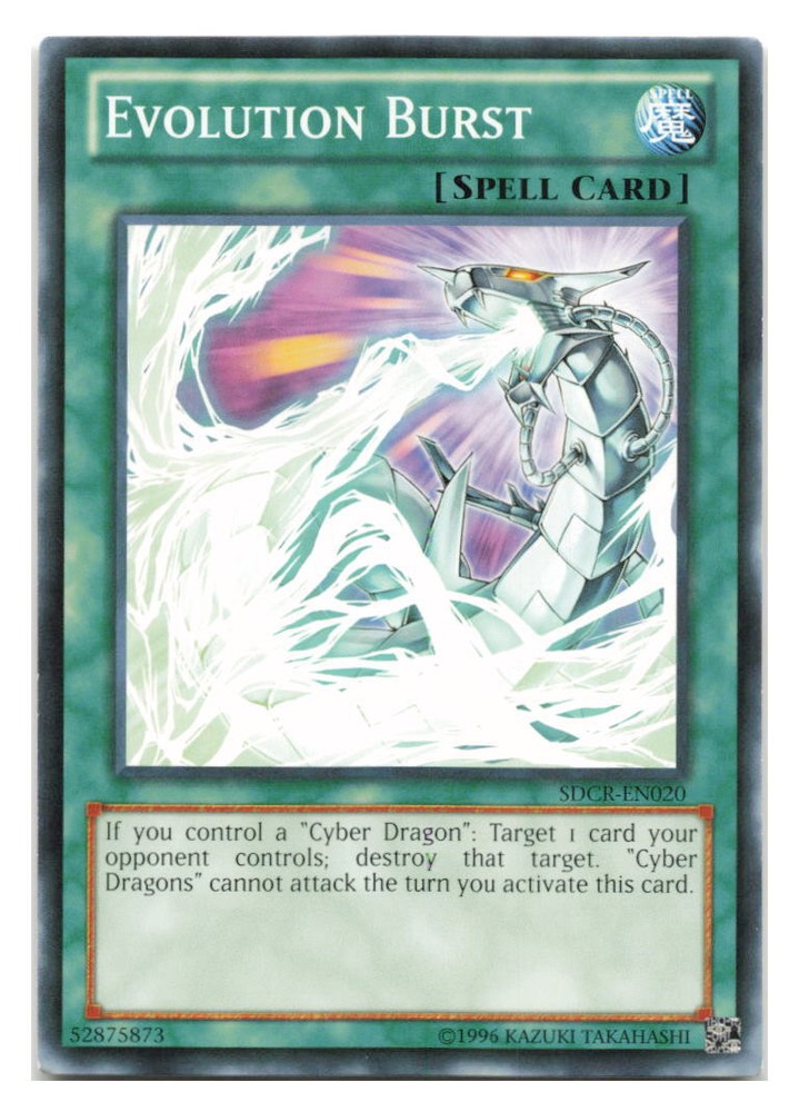 Evolution Burst SDCR-EN020 Cyber Dragon Revolution Structure Deck TCG