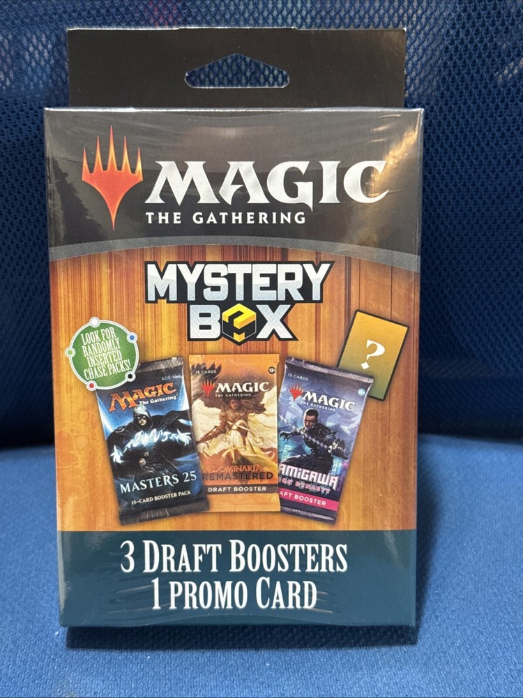 Magic the Gathering Mystery Box Sealed New (3 Draft Boosters, 1 Promo Card)