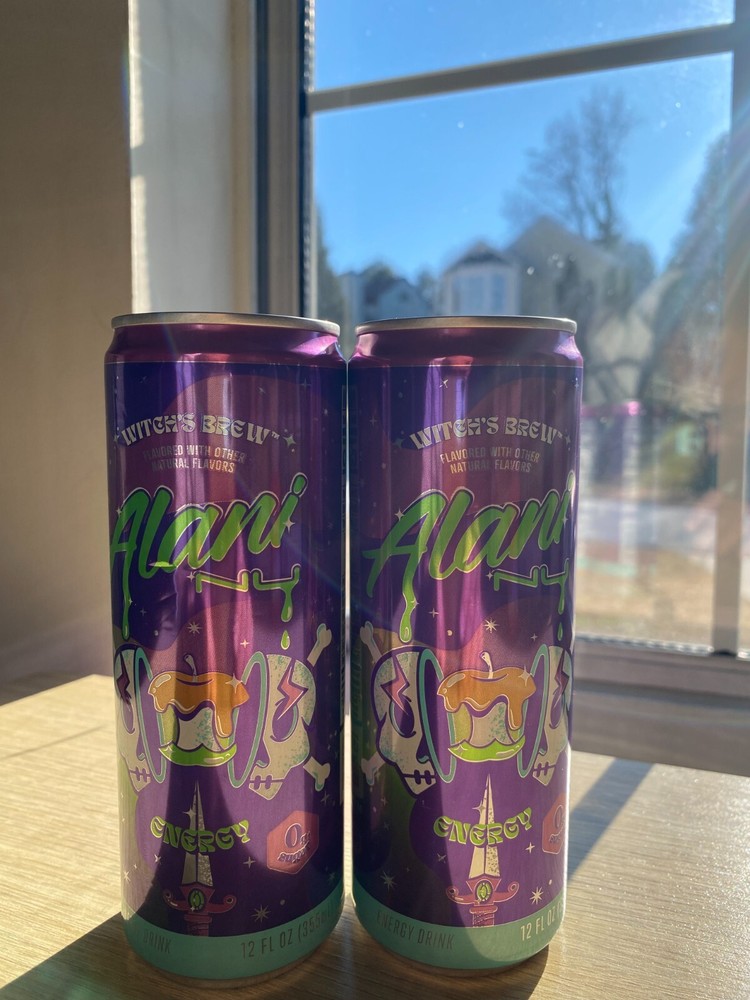 Alani Nu Energy Drink - Witch's Brew - LIMITED EDITION 2 Cans Exp 7/26