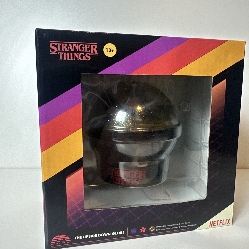 Stranger Things Upside Down Snow Globe with Eleven and Demogorgon Double-Sided Design-image