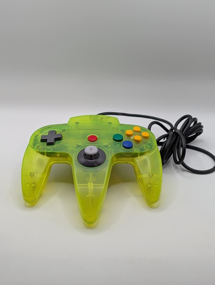 Nintendo 64 N64 Original Controller - Extreme Green Neon - OEM - Working