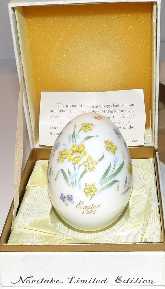 Noritake Bone China EASTER EGG 1978 Limited Edition