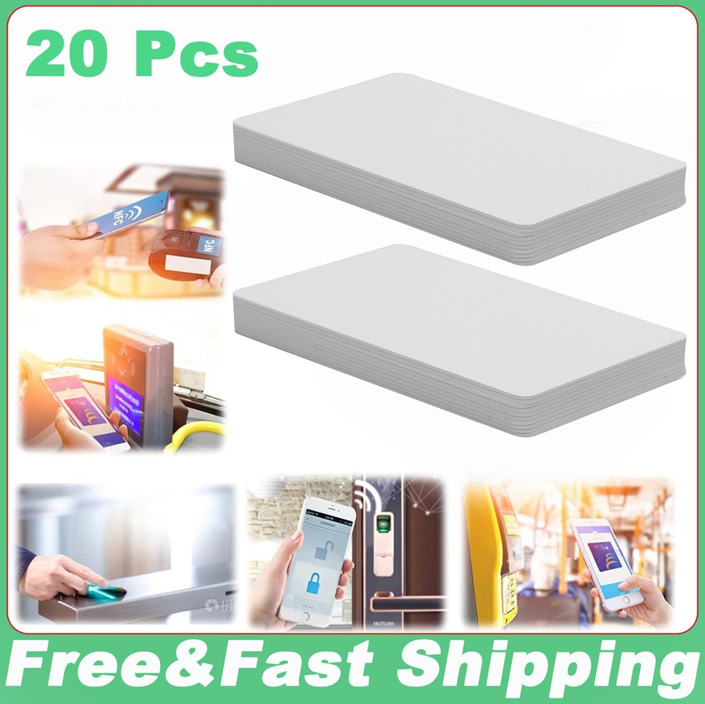 20Pcs NTAG215 Blank NFC Cards Tags NTAG 215 Compatible For TagMo Waterpoof US
