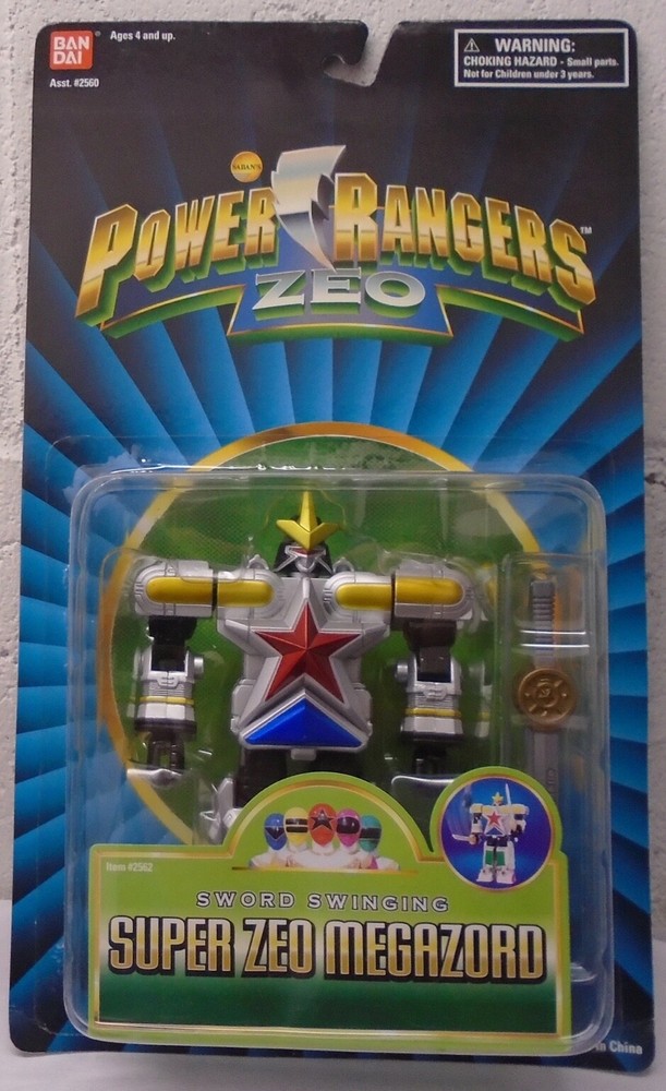Power Rangers Zeo 5 Inch Super Zeo Megazord Sword Action Figure Bandai MOC