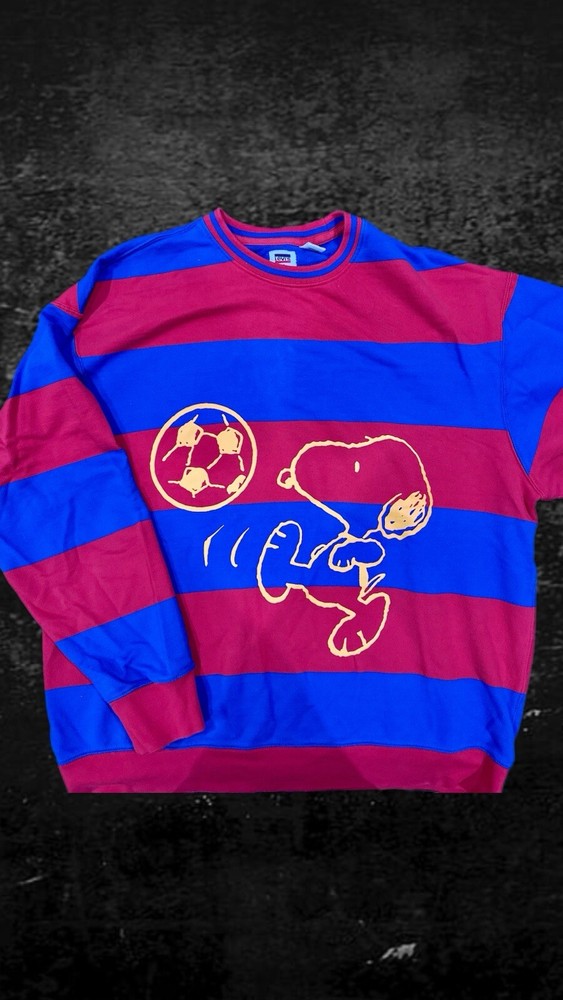 Peanuts  And Woodstock Striped Long Sleeve Shirt