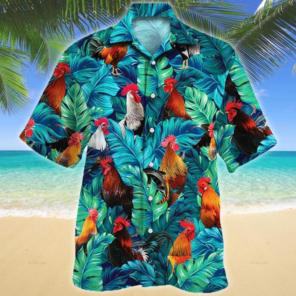 Shir hawaiano regalo amantes del gallo