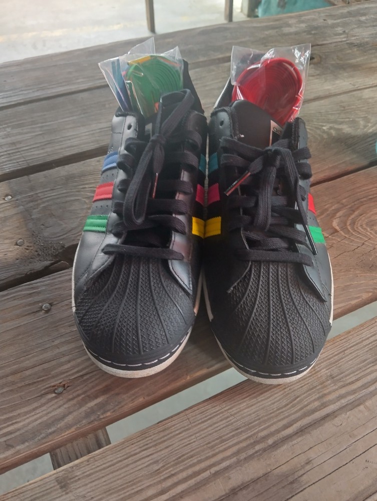adidas Superstar Inclusivity Men's Sneakers Black Multicolor FU9520