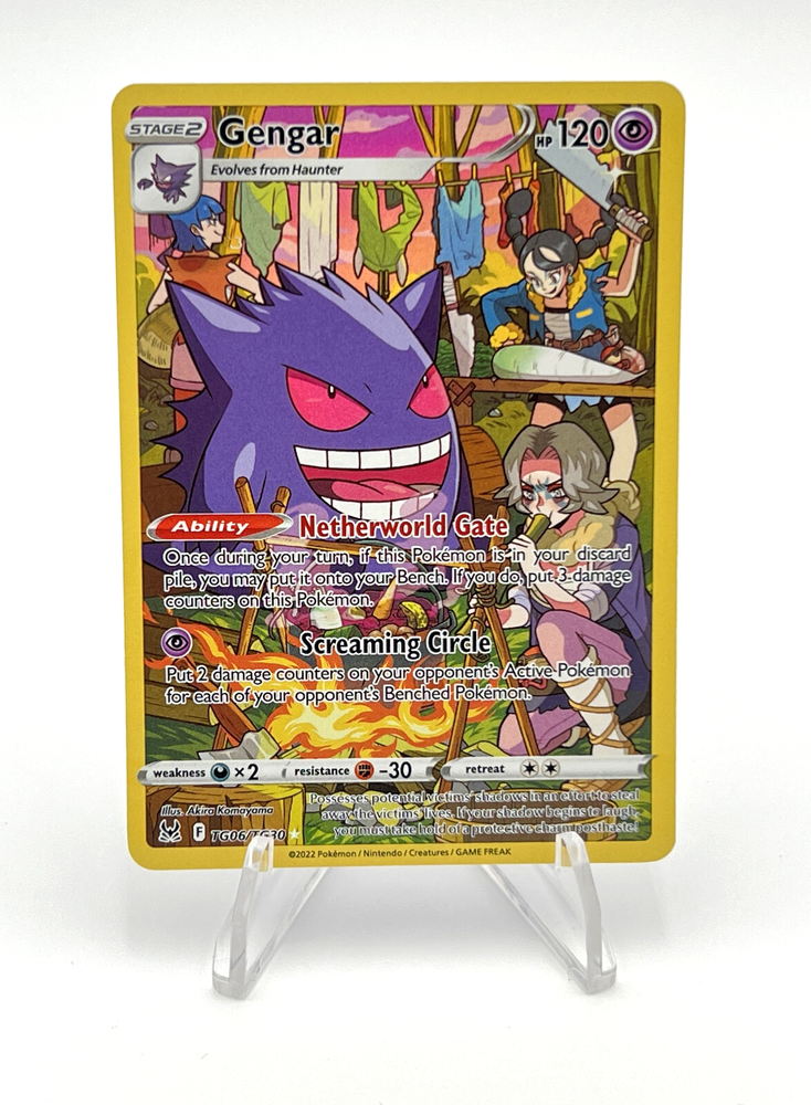 Pokemon TCG Lost Origin Gengar TG06/TG30 Trainer Gallery NM Mint Condition
