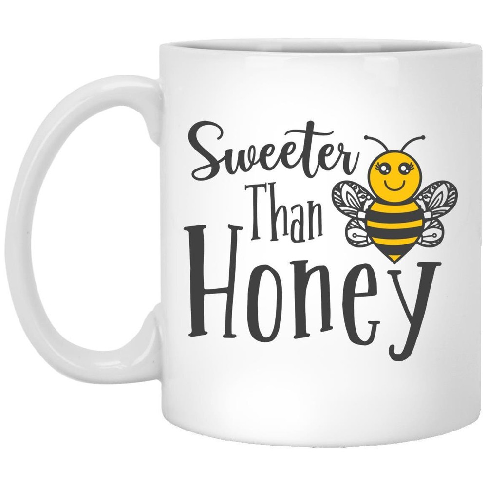 Valentine's Day Mug Sweeter Than Honey Coffee Mugs Gift For Mom Dad Husband Wife