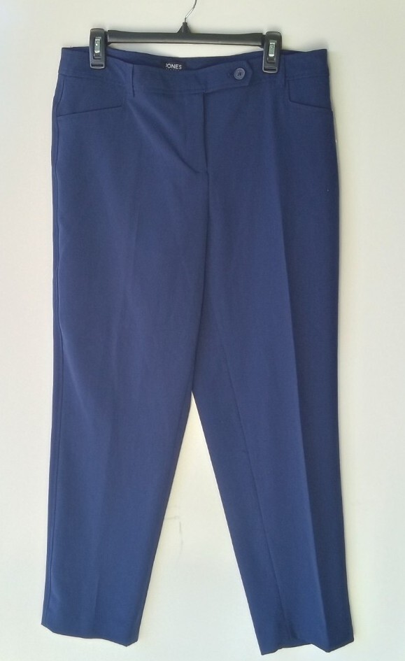 JONES NEW YORK Navy Blue Women's Dress Pants 10 New