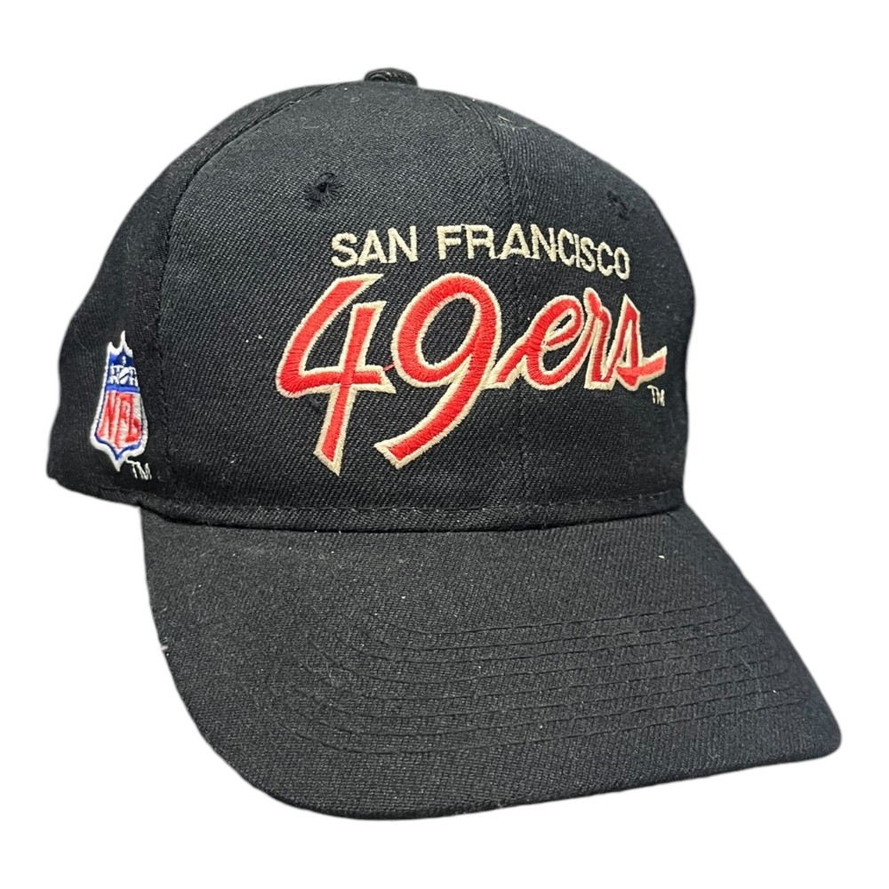 NFL Sports Specialties San Francisco 49ers Double Black Dome Script Snapback