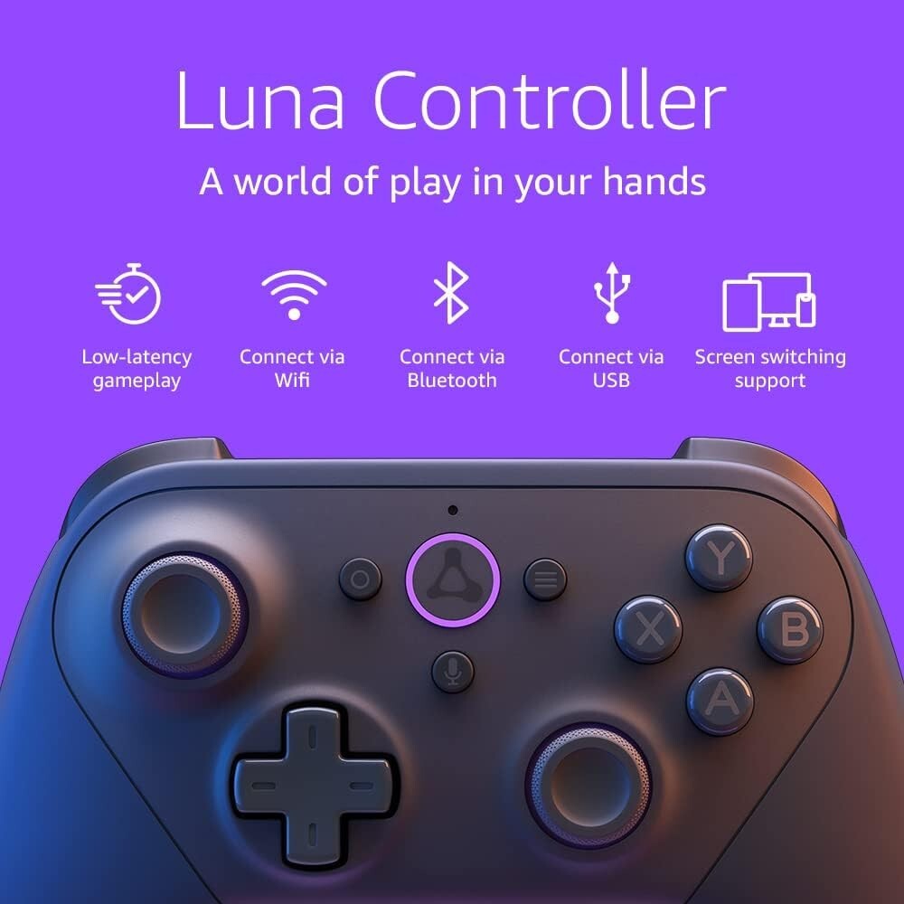 Luna Controller: Versatile Gaming Experience Across Devices with Bluetooth & USB