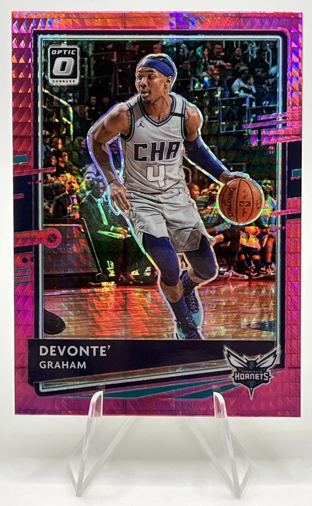 Devonte Graham 2020-21 Panini Donruss Optic Hyper Pink Prizm Card #12 NBA