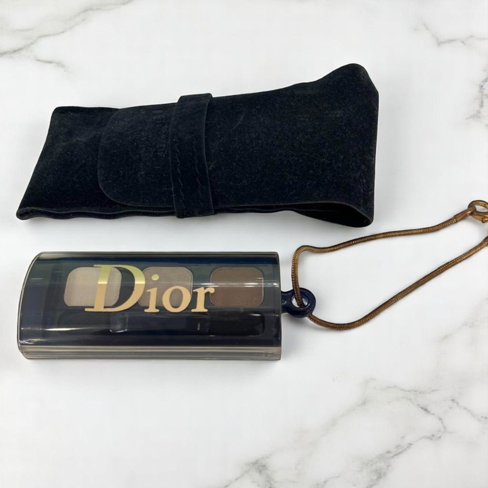 Dior Brown Trio Eyeshadow Palette Compact Makeup