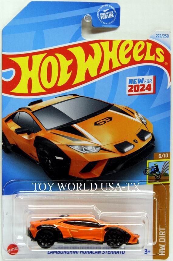 2024 Hot Wheels #222 HW Dirt Lamborghini Huracan Sterrato orange
