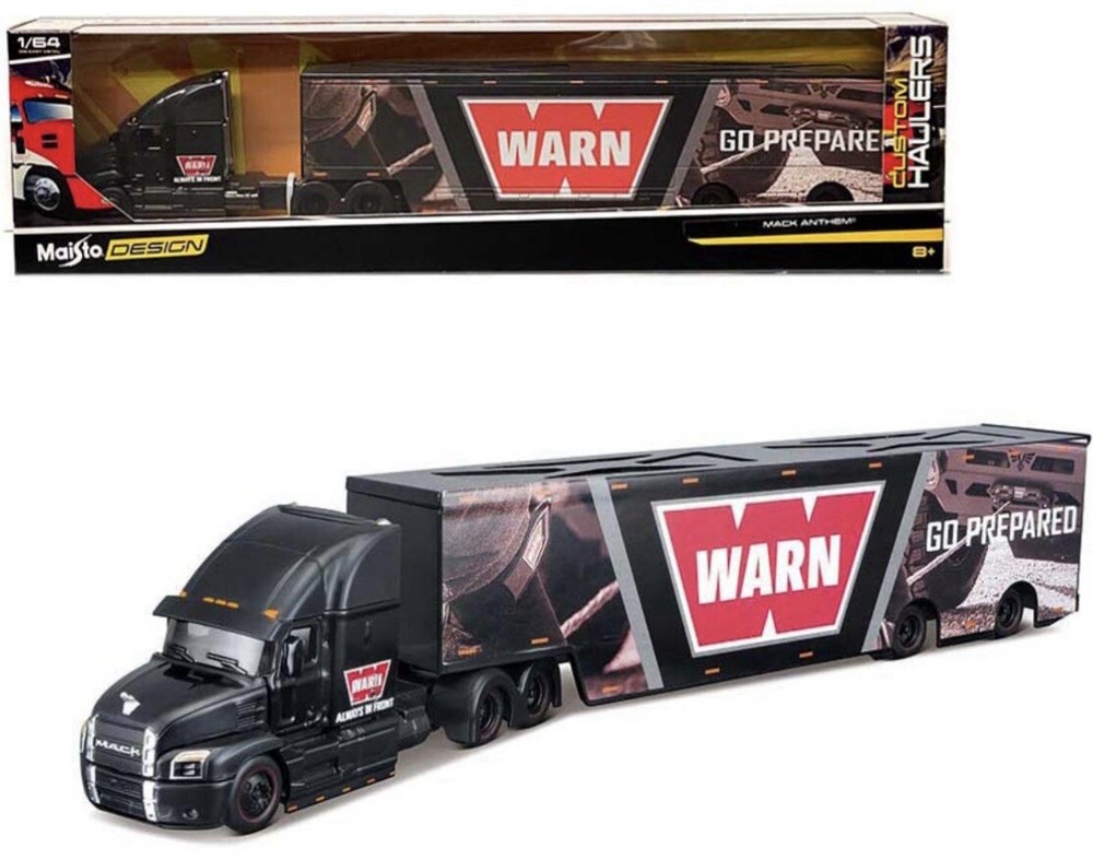 MAISTO DESIGN MACK ANTHEM WARN CUSTOM HAULERS 1:64