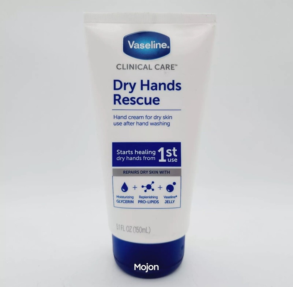 Vaseline Dry Hands Rescue Lotion 5.1 Fl Oz for Cracked Skin