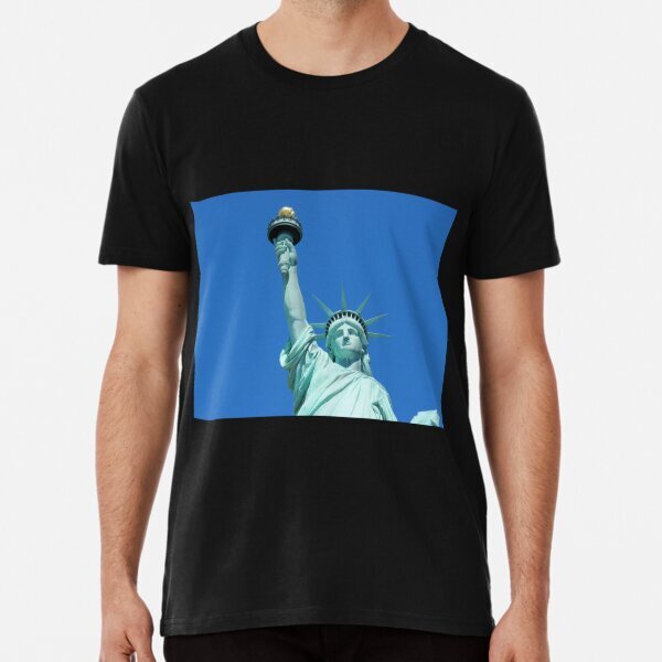 Lady Liberty Statue of Liberty Tee for American Pride S-5XL