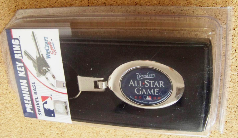 2008 MLB All-Star Game logo Yankees key ring swivel W