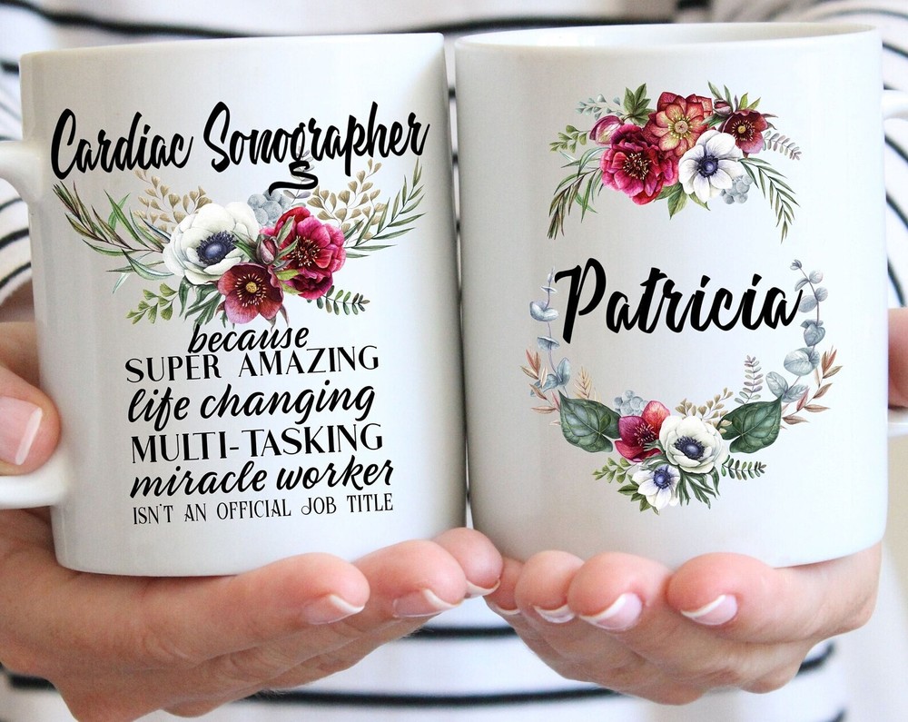 Cardiac Sonographer Gift Mug For Women L Thank You Appreciation Birthday
