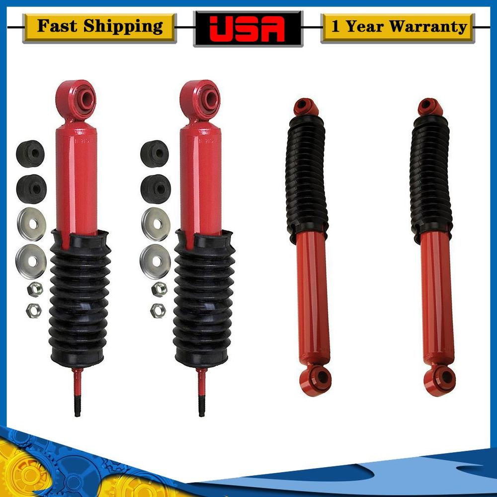 KYB MONOMAX FRONT REAR Monotube truck Shocks For 1986-1995 TOYOTA PICKUP 4WD