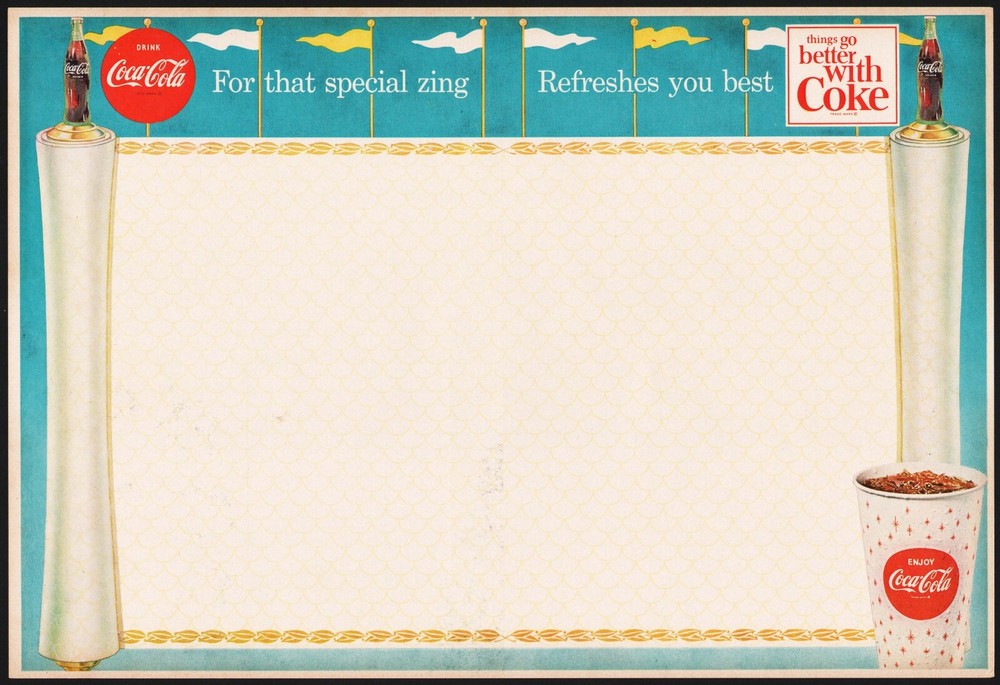 Vintage Coca-Cola Zing Sports Bottle Cup New Old Stock NOS