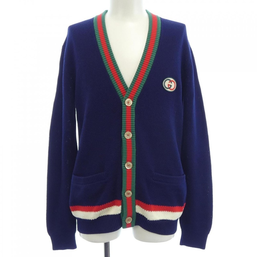Authentic GUCCI Interlocking G 75225 XKC90 Cardigan  #230-000-252-1069