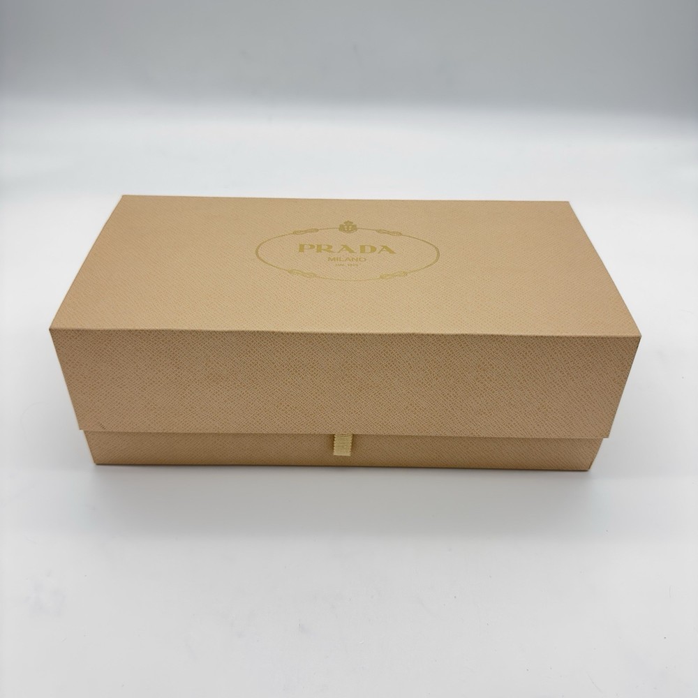 Prada Milano Light Pink Designer Shoe Box Storage 12x7x4.5 Inches