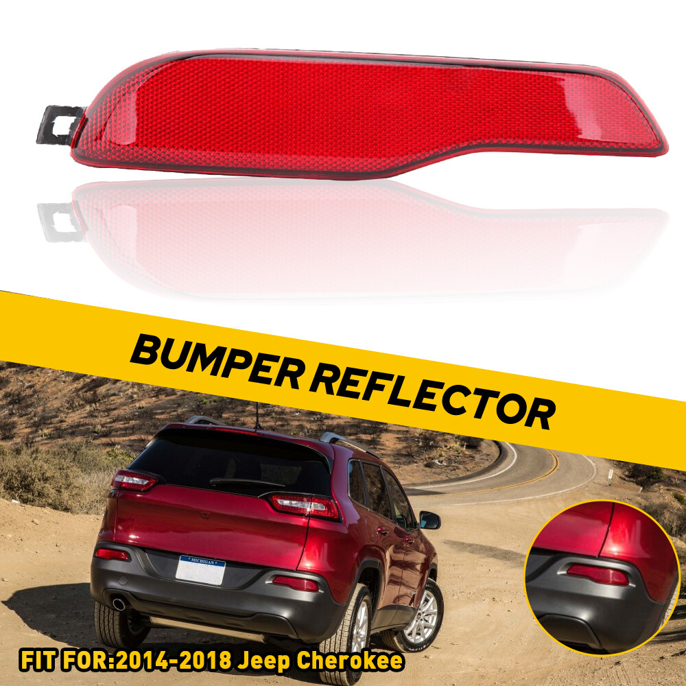 Left Side Rear Bumper Reflector Light For JEEP Cherokee 2014 2015 2016-2018 FAST