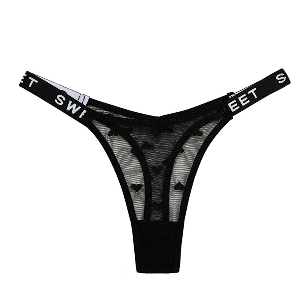 Womens Lace Sheer Panties Thongs G string Underwear Lingeries Seamless Briefs US