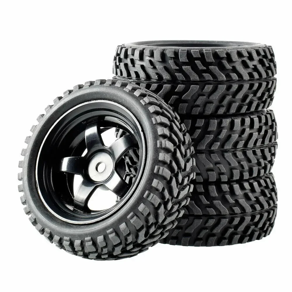 HSP 1:16 Speed Short Truck RC Grip Tires with Wheel Insert Sponge 4PCS