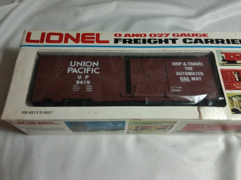 Lionel O Gauge Union Pacific UP Boxcar Road #9419 Used In Box