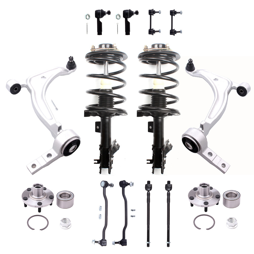 04-08 Nissan Maxima Suspension Parts Strut Control Arm Hub Tie Rod Sway Bar