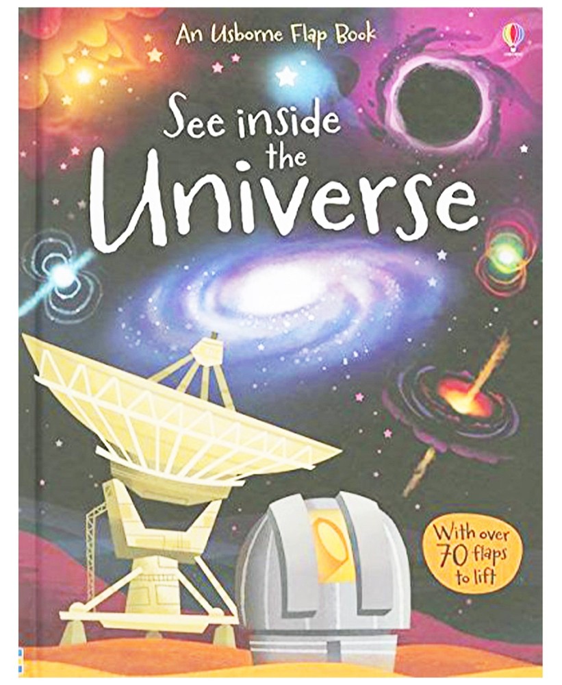 An Usborne Flap Book Series See Inside the Universe by Alex Frith - Ages 6+ - HB