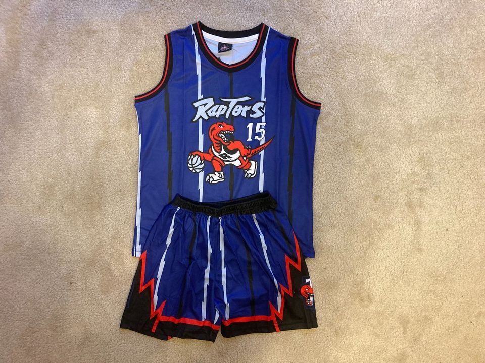 Youth Carter Jersey + Shorts Raptors Basketball - 2T thru Boys XL christmas