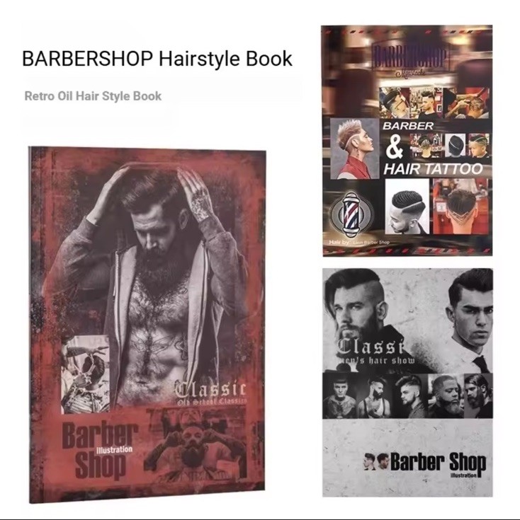 Barber Shop Styles & Patterns Magazine book modern client choice training hairs