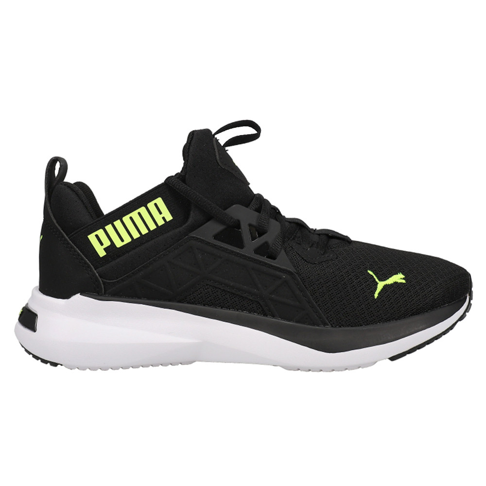 Puma Softride Enzo Nxt Lace Up Running Shoes for Boys Black Athletic Sneakers