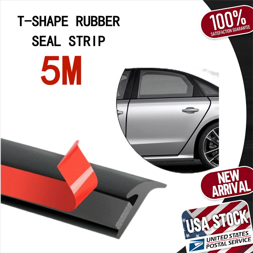 16.5ft For Nissan T Shape Rubber Car Seal Weather Strip Door Edge Moulding Trims