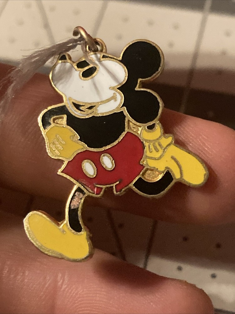 Vintage Mickey Mouse Pendant Very Rare Item!!!