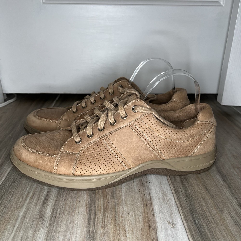 GH Bass Knight Leather Lace Up Sneakers Tan Brown Casual Mens Size 12M
