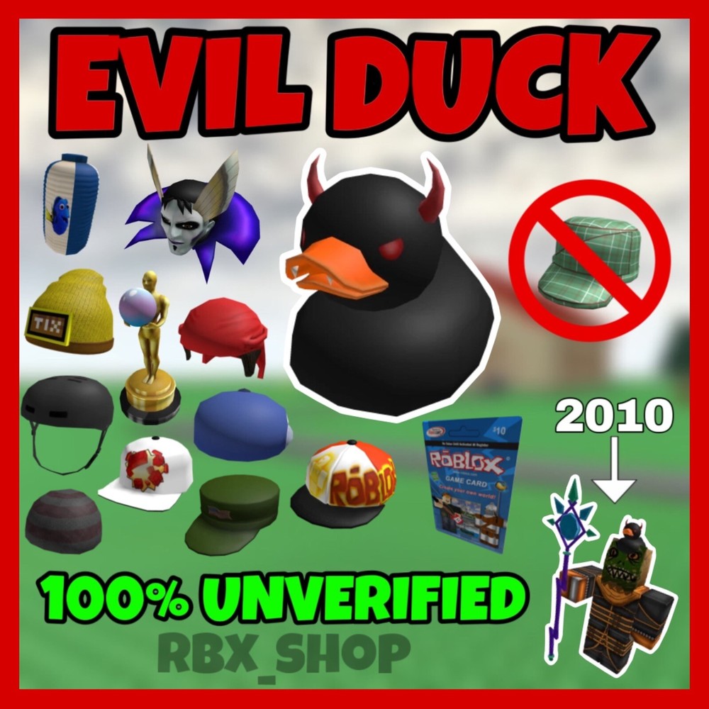 ROBLOX EVIL DUCK | OFFSALES | 2010 | LIMITEDS | UNVERIFIED