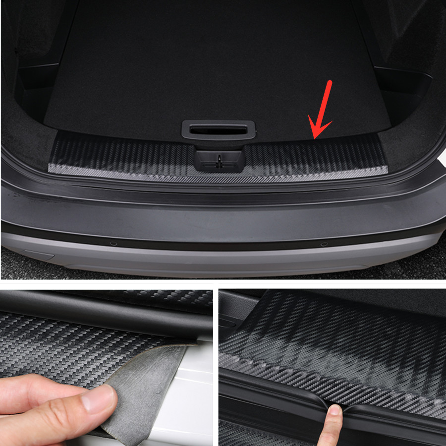 2021-2022 Nissan Rogue Rear Bumper Trunk Sill Guard PU Leather Protector