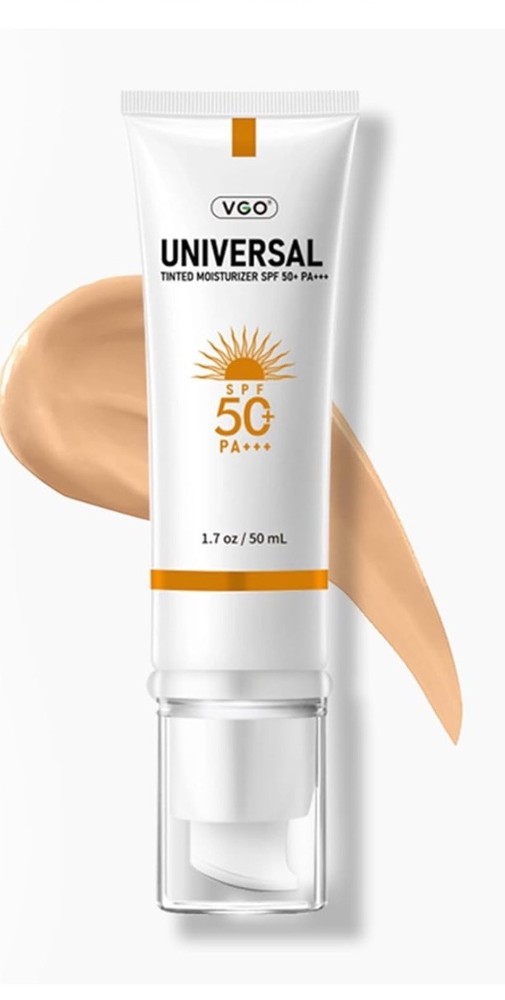 VGO SPF Tinted Face Sunscreen with Lightweight Matte Finish