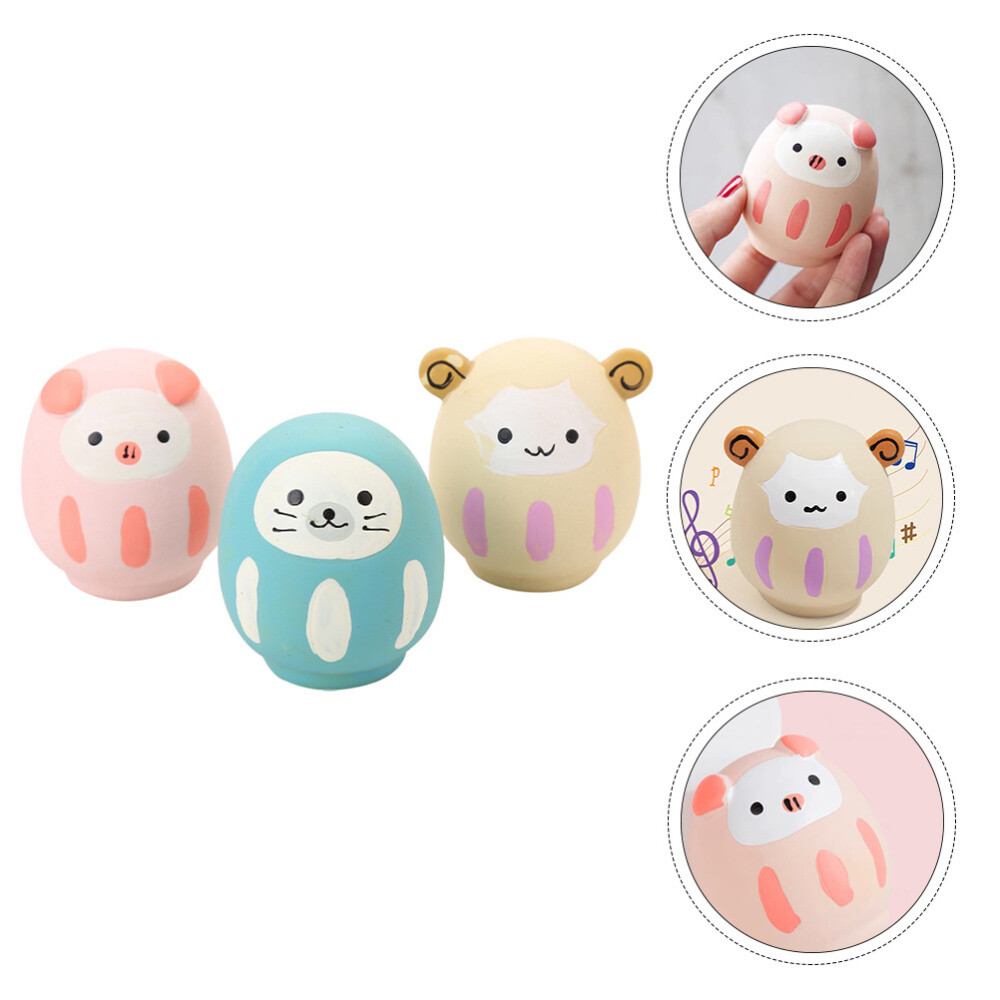 3 Pcs Pet Sound Toys Puppy Chew Toy Latex Sound Toy Latex Sound Bouncy Balls