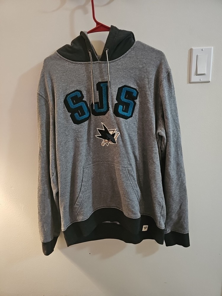 San Jose Sharks Fanatics Mens Large Pullover Hoodie